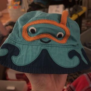 Gymboree Aqua and Dark Blue Diver Hat